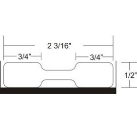 Zebra 17753 Barcode Label