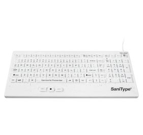 WetKeys Washable and Sanitype Medical Keyboards KBSTRC105SPI-W Keyboards