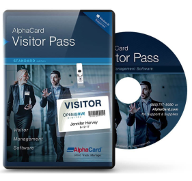 AlphaCard Visitor Pass Standard Software