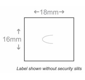 BCI LSA1618W-1RN-CS Labels