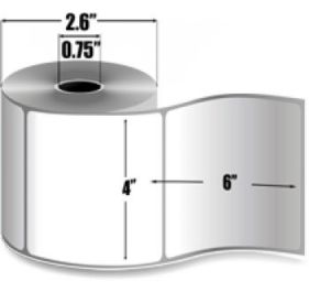 Zebra 10008549-R Barcode Label