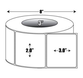 AirTrack® AiRD-2-3-1900-3 Barcode Label