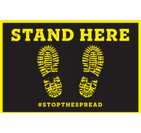 AirTrack® Stop the Spread Barcode Label
