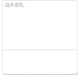 Seiko SLP-RTL Barcode Label
