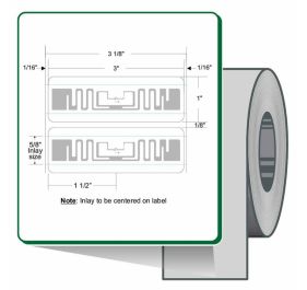 Zebra 10039015 RFID Label