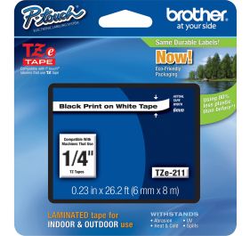 Brother TZE211 Barcode Label