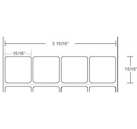 Zebra 10007446 Barcode Label