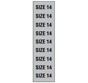 BCI WSS31 Labels