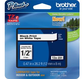 Brother TZE231 Barcode Label
