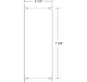 Honeywell E04891 Barcode Label