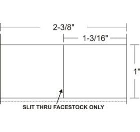 Zebra 10005848 Barcode Label