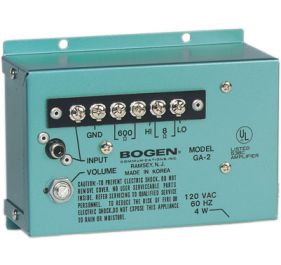 Bogen GA2 Public Address Equipment