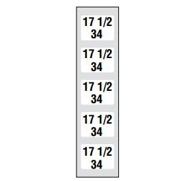 BCI SSCS-163435 Labels