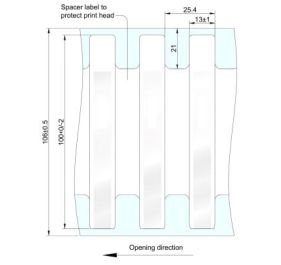 Zebra 10027756 RFID Label