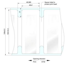 Zebra 10026770-R RFID Label