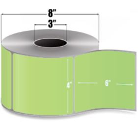 AirTrack® ATTFC-4-6-1000-GR Barcode Label