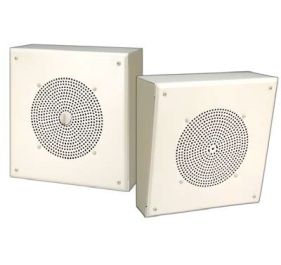 Bogen Self-Amplified Metal Box Speakers Public Address Equipment