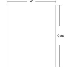 BCI DT40500CONT Barcode Label