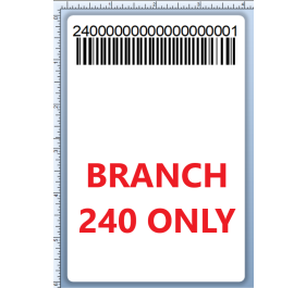 BCI DEXTER-4X6-LPN-240 Barcode Label