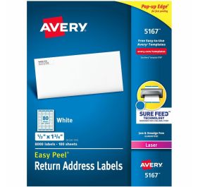 Avery-Dennison 5167 Barcode Label