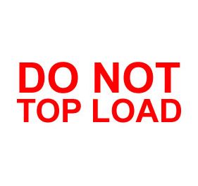 Packing Do Not Top Load Shipping Labels