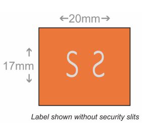 BCI LMN2017FR-1RN-SL Labels