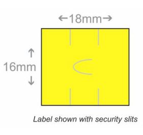 BCI LSA1618Y-1PS-CS Labels