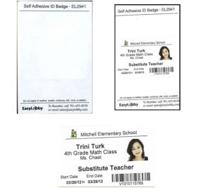 HID EL-AT-2941 Barcode Label