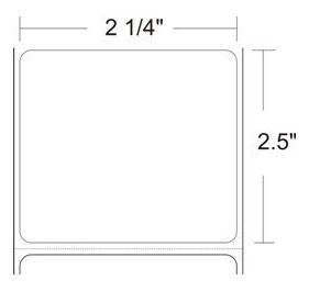 Zebra 10010041-R Barcode Label