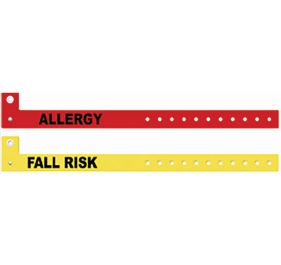 Zebra PS-FALLRISK-YEL Wristbands