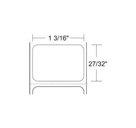 Zebra 10010037-R Barcode Label