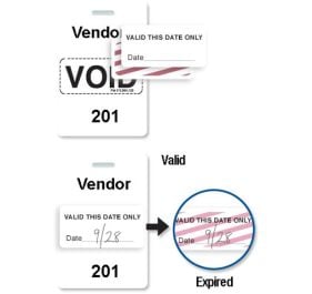 Brady 6558 Access Control Cards