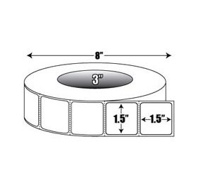 AirTrack® AiRT-15-15-3600-3-R Barcode Label