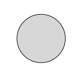Circle Gray Shipping Labels