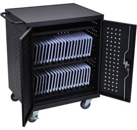 Luxor LLTM24-B Mobile Cart
