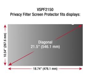 ViewSonic VSPF2150 Carrying and Protective Accessories