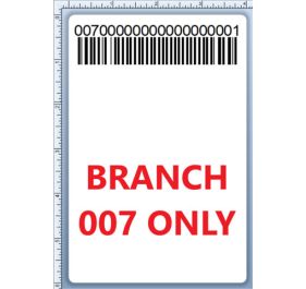 BCI DEXTER-4X6-LPN-007 Barcode Label