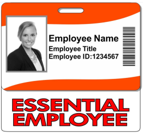 AlphaCard Essential ID Plastic ID Card