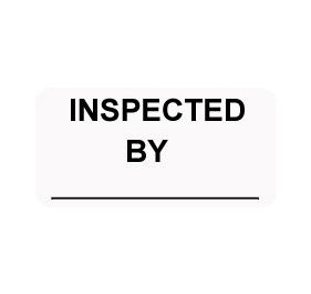Inventory Inspected By Shipping Labels