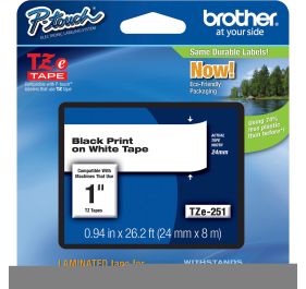 Brother TZE251 Barcode Label