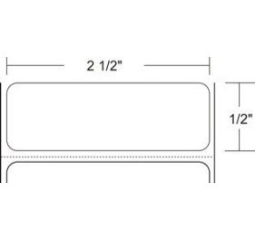 Zebra 10011700-R Barcode Label