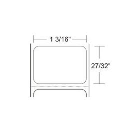 Zebra 10009522-R Barcode Label