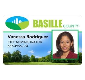 Datacard 809748-001 Plastic ID Card