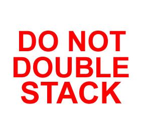 Packing Do Not Double Stack Shipping Labels
