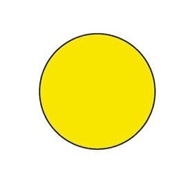 Circle 1415YE Shipping Labels