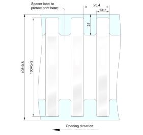 Zebra 10026766 RFID Label