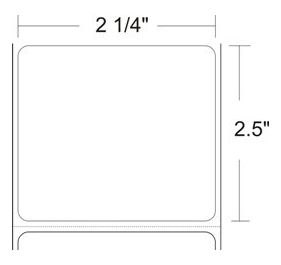Zebra 800522-305 Barcode Label