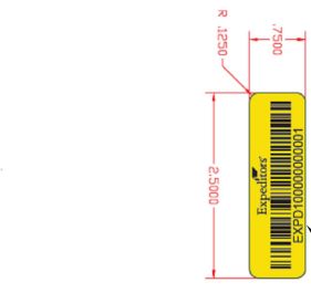Honeywell H29439 Barcode Label