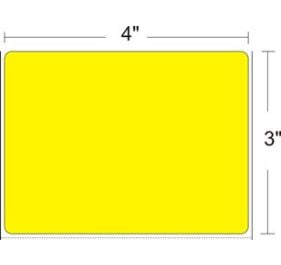 AirTrack® AiRFC-4-3-1900-YL Barcode Label