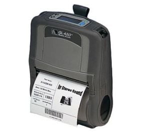 Zebra Q4D-LUBA0000-GA Portable Barcode Printer